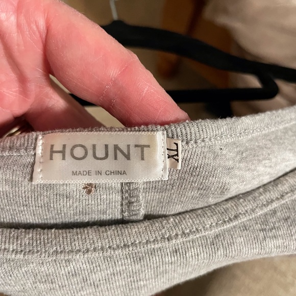 Hount Long sleeve grey top Size XL - Picture 3 of 3